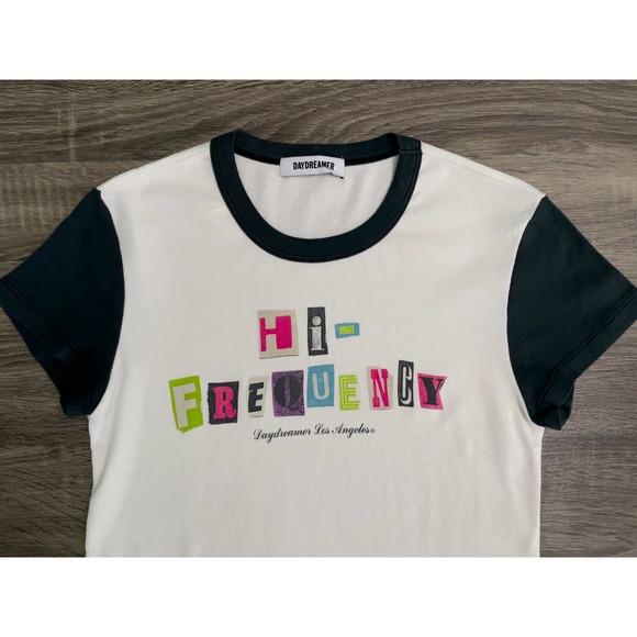 SOLD! Daydreamer Hi-Frequency Ransom Shrunken Tee X-Small New Without Tags - Picture 3 of 4